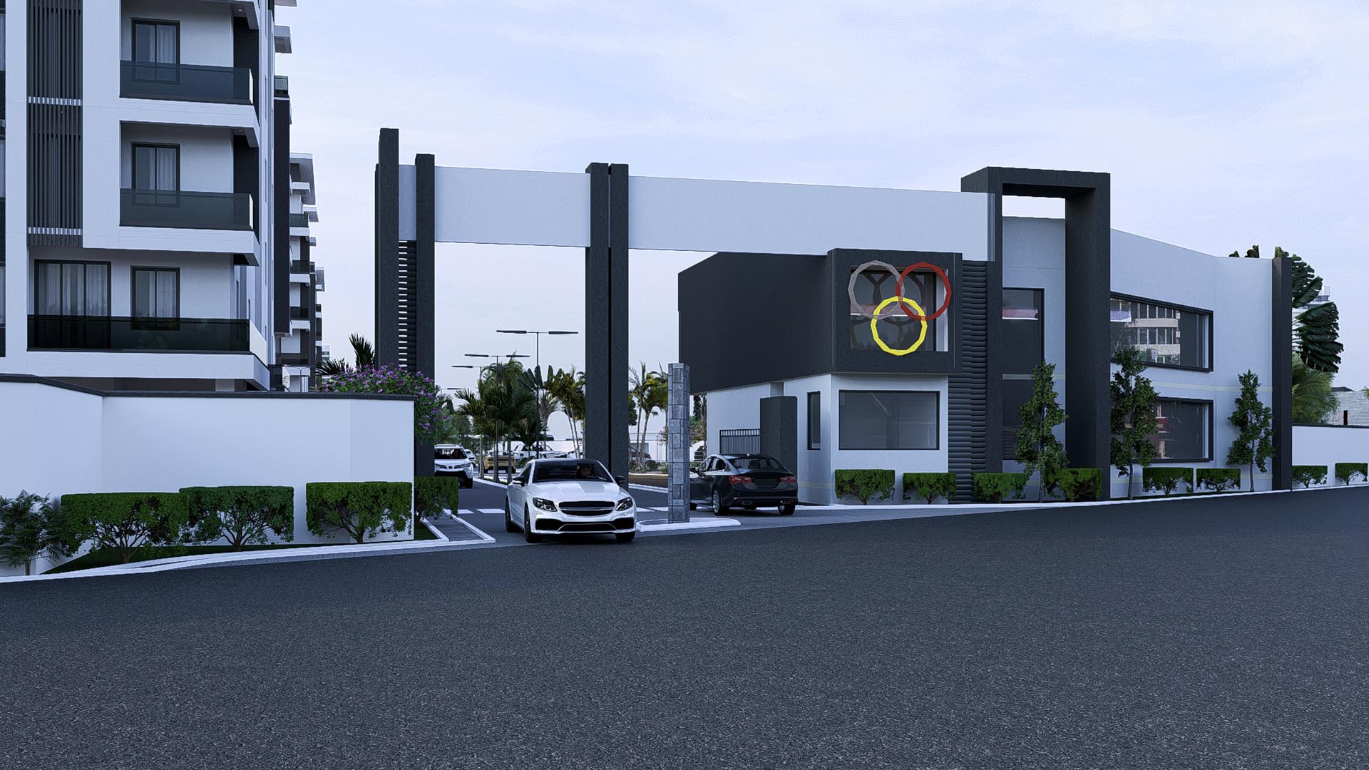 Olympic City gate house