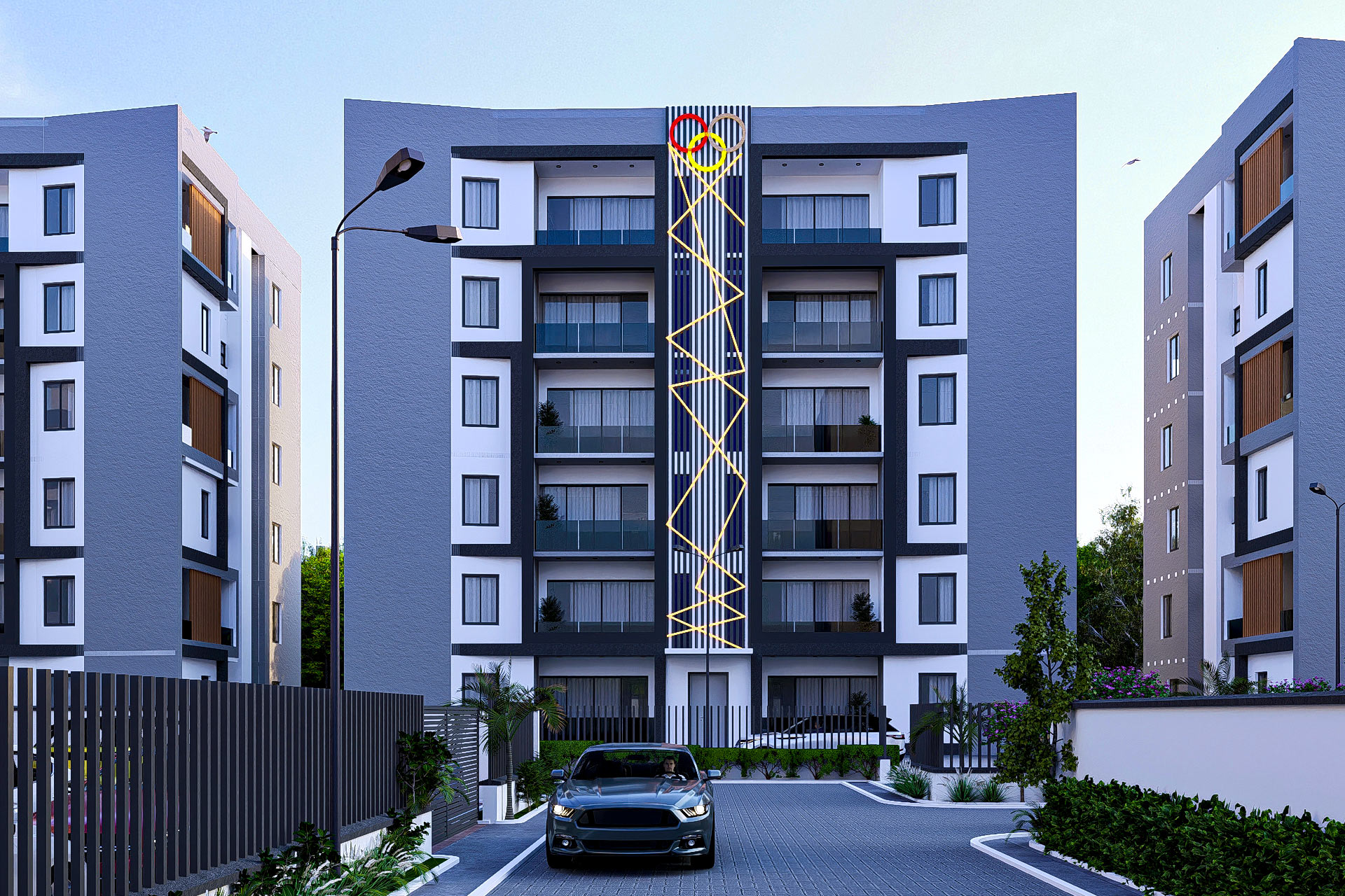4 bedroom duplex residence